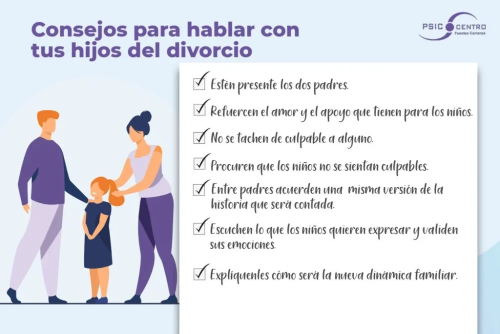 Consejos para separarse amigablemente con hijos pequeños
