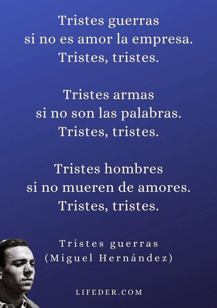 Poemas tristes cortos con autor y título
