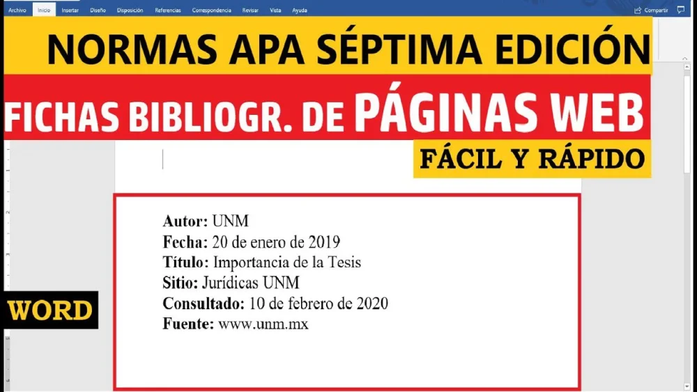 Fichas bibliográficas para páginas web consejos de optimización