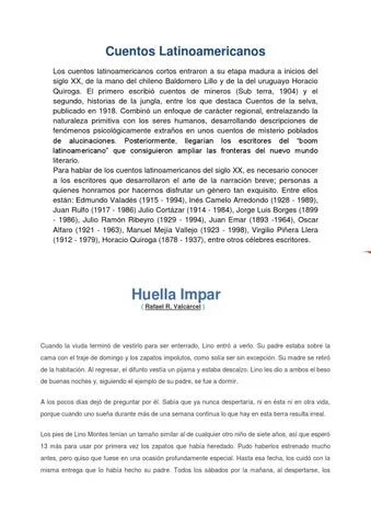 Cuentos Latinoamericanos Cortos para Niños Selección Concentrada
