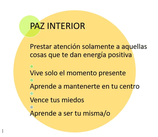 Encontrar la paz interior cuando estás agotada