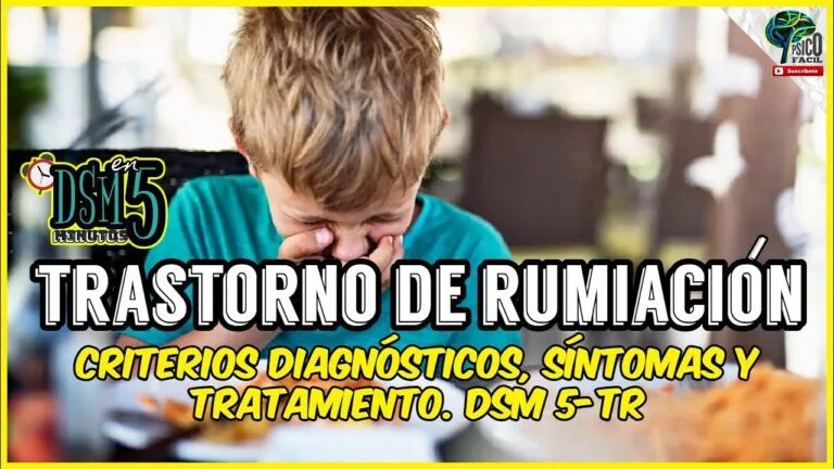 Psicología y trastorno de rumiación Una mirada optimizada