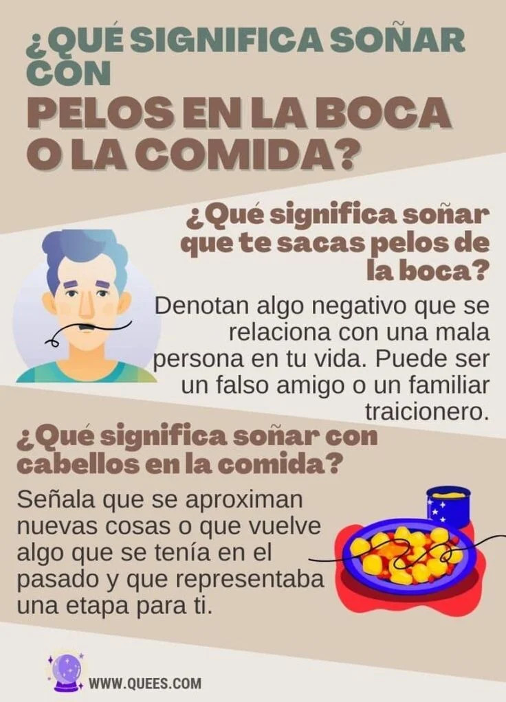 Significado de soñar comiendo pelo