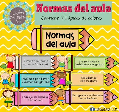 Reglas de convivencia en aula primaria