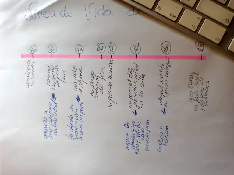 Ejemplos de Líneas de Vida en Psicología Bienestar Mental