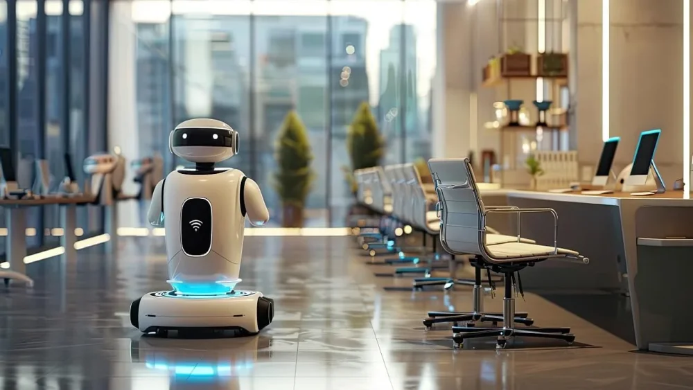 Máquina inteligente para automatizar tareas en oficinas y talleres