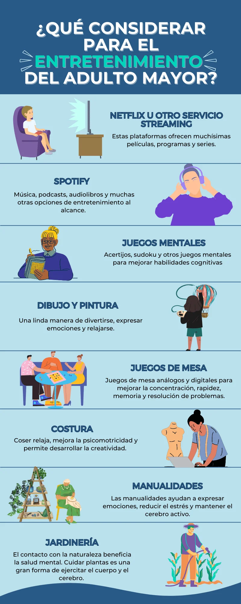 Secretos para mantener la diversión en la tercera edad