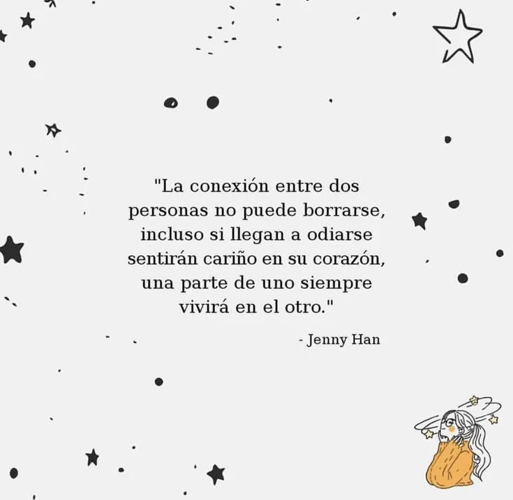 La conexión entre dos personas a través de frases