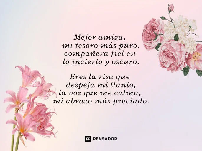 Poema de Amistad para Amiga Especial