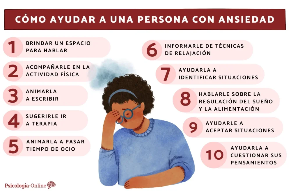 Cómo apoyar a personas con ansiedad