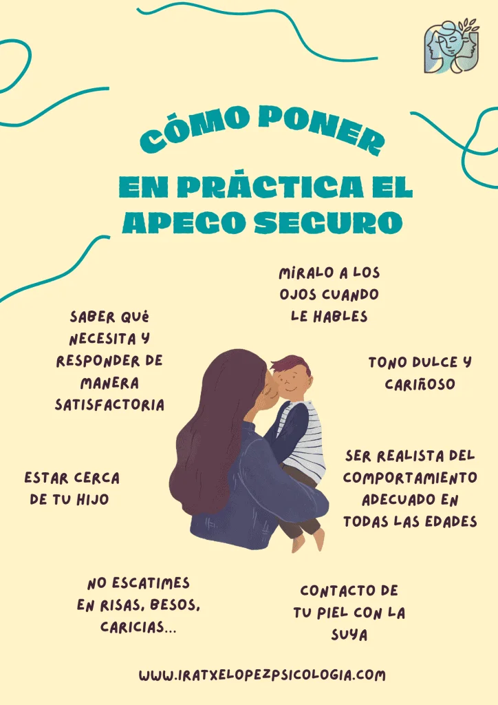 Identificar el apego seguro en mi hijo