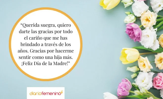 Palabras de cariño para tu querida suegra