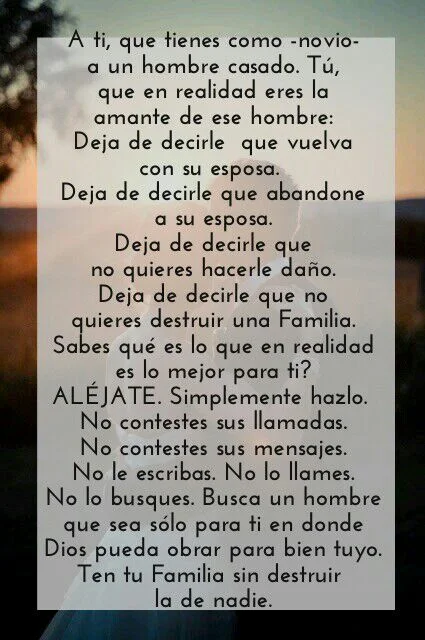 Reflexiones de un hombre casado sobre su amante