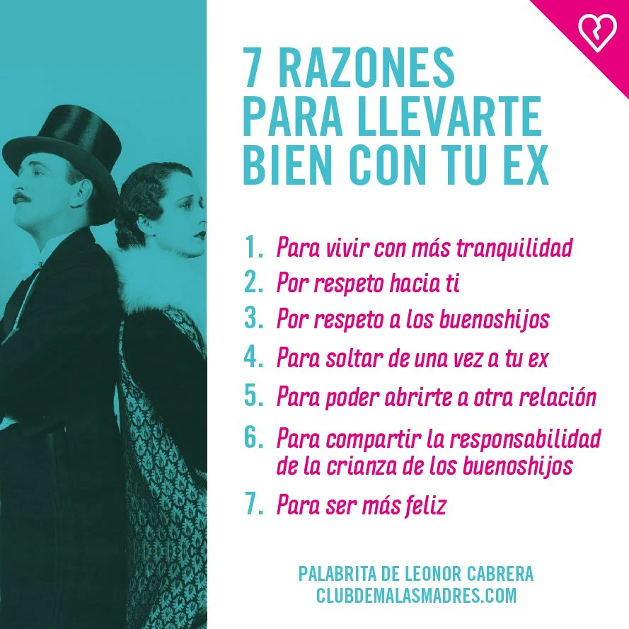 Consejos prácticos para tratar a tu ex