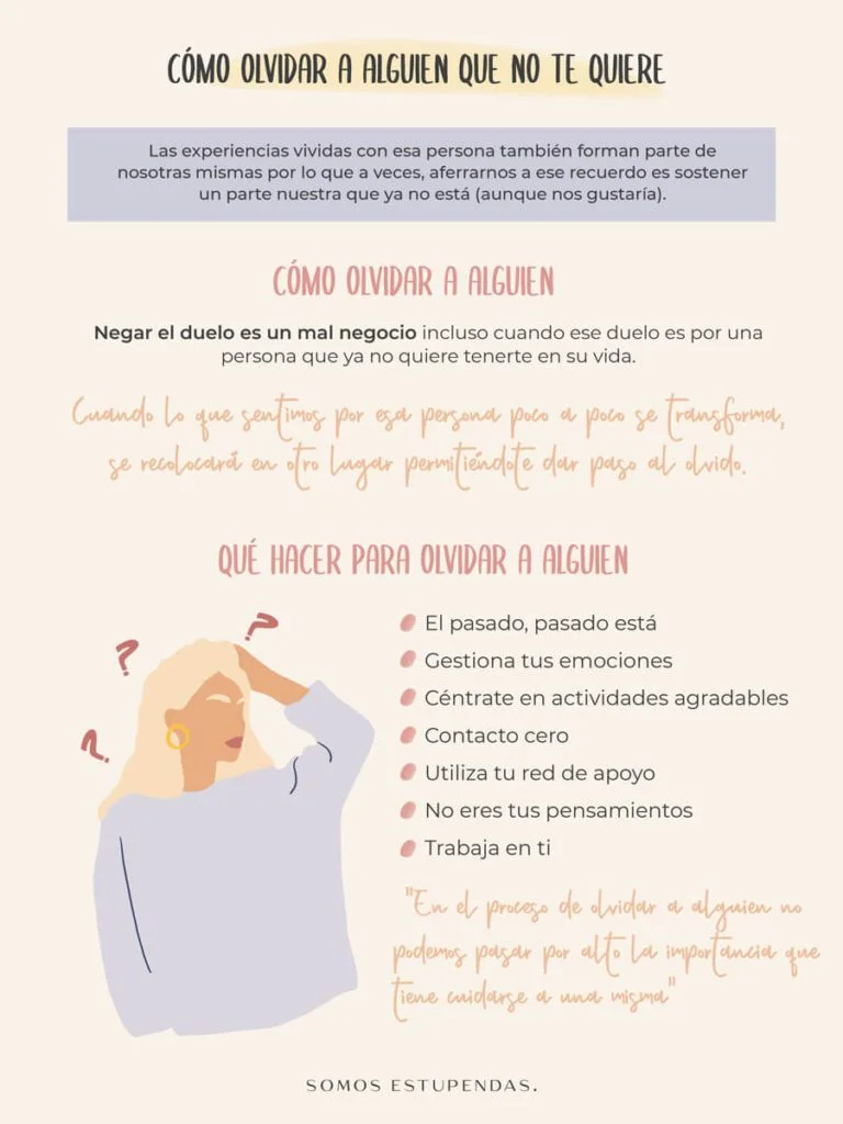 Superar a alguien cuando el olvido no llega