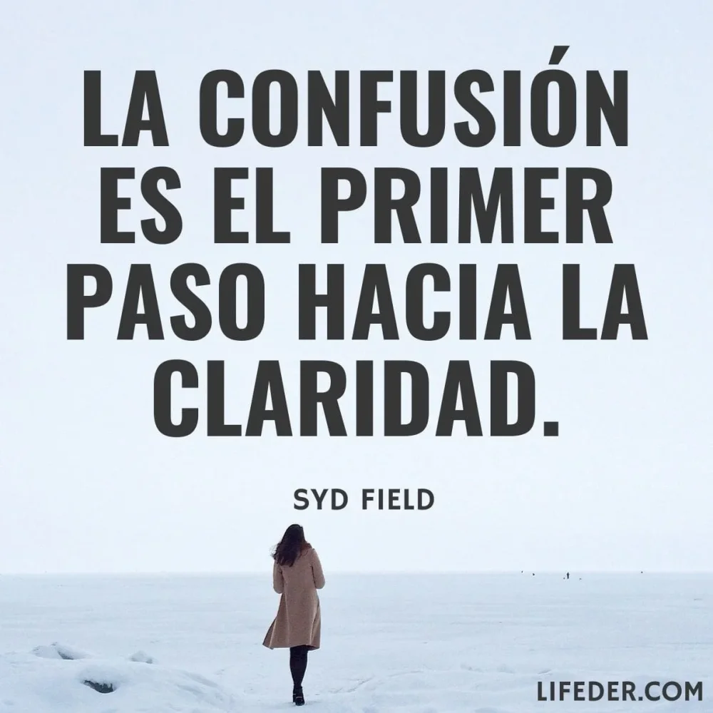 Frases sobre la confusión al no entender a los demás