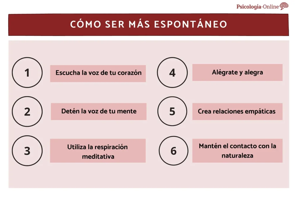 Ser más abierto y espontáneo en 3 pasos