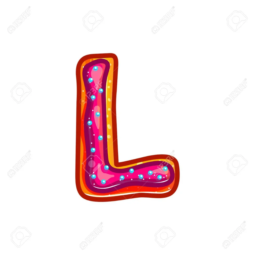 Dulces letras Deliciosas delicias con L