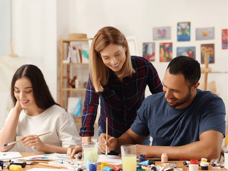 El poder de los juegos de arte en terapia