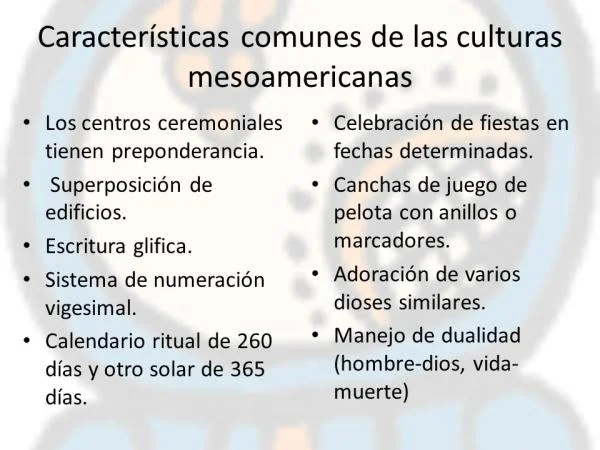 Datos curiosos de las culturas mesoamericanas