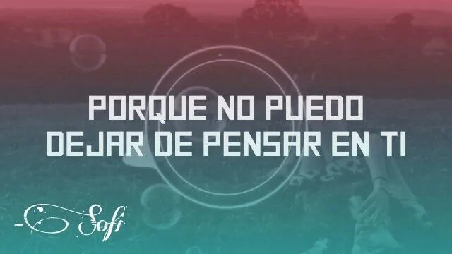 Por qué no puedes dejar de pensar en alguien