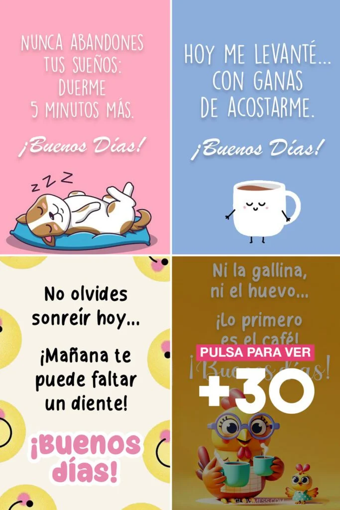 30 formas divertidas de decir Buenos días de manera bonita