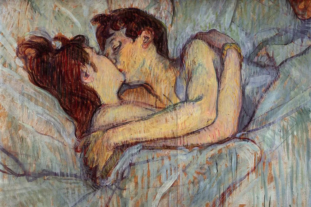 Beso de mujer enamorada el arte en 10 pasos