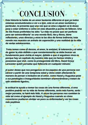 Conclusión de antología Reflexiones sobre la vida y el amor