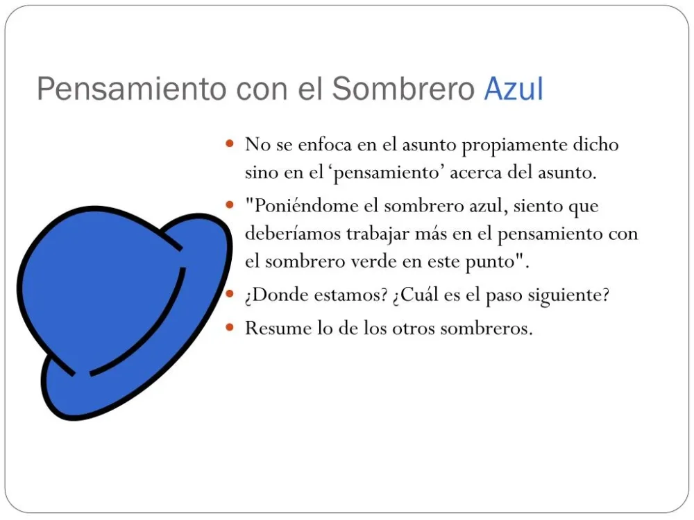 Optimización y concisión Ejemplos del Sombrero Azul