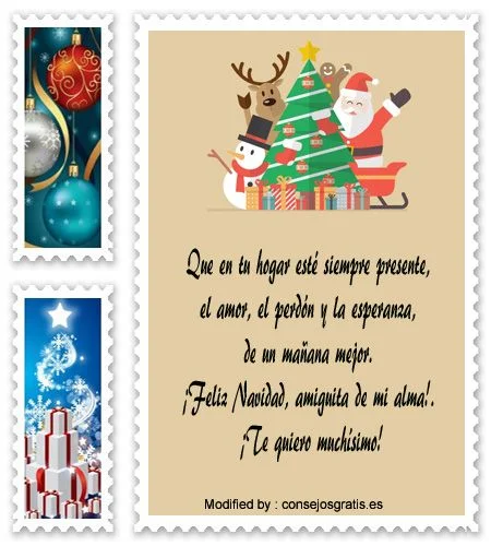 Mensajes navideños emotivos para tu amiga especial