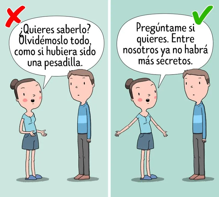 Recuperando la confianza perdida en la pareja