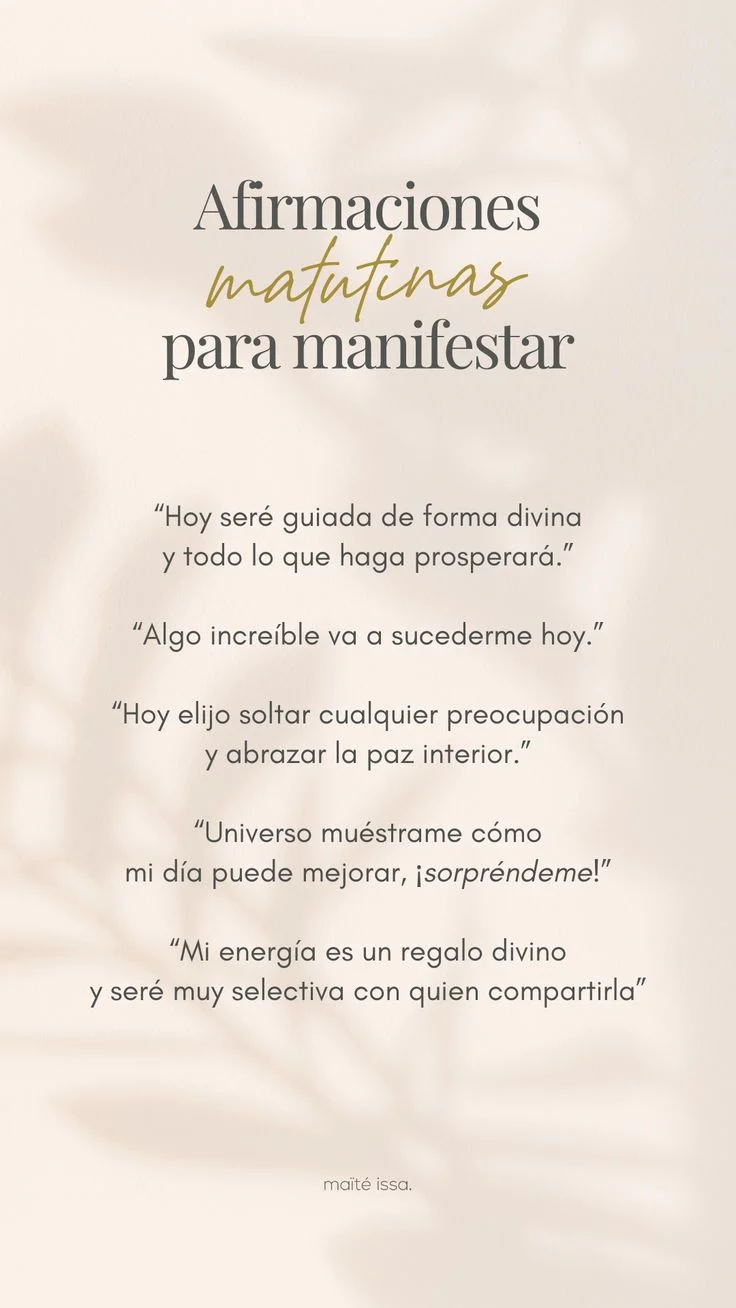 Frases poderosas para manifestar deseos al universo