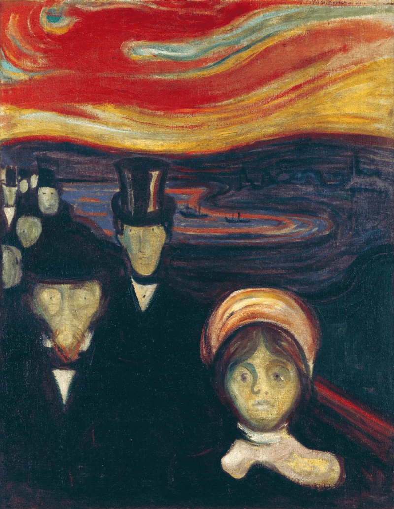 La ansiedad en las obras de Edvard Munch Un retrato