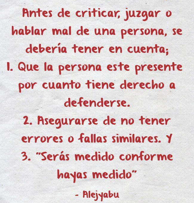 Críticas constructivas hablar de mí aunque sea mal