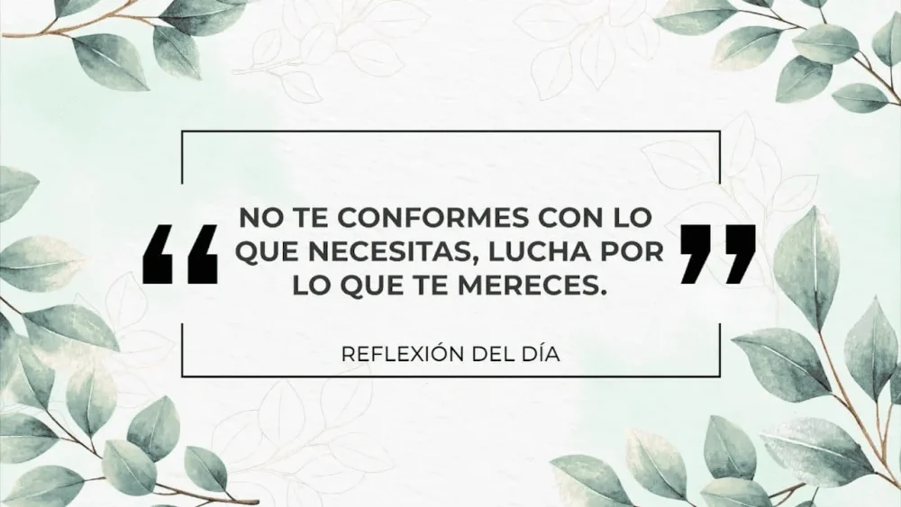 Lucha por lo que mereces