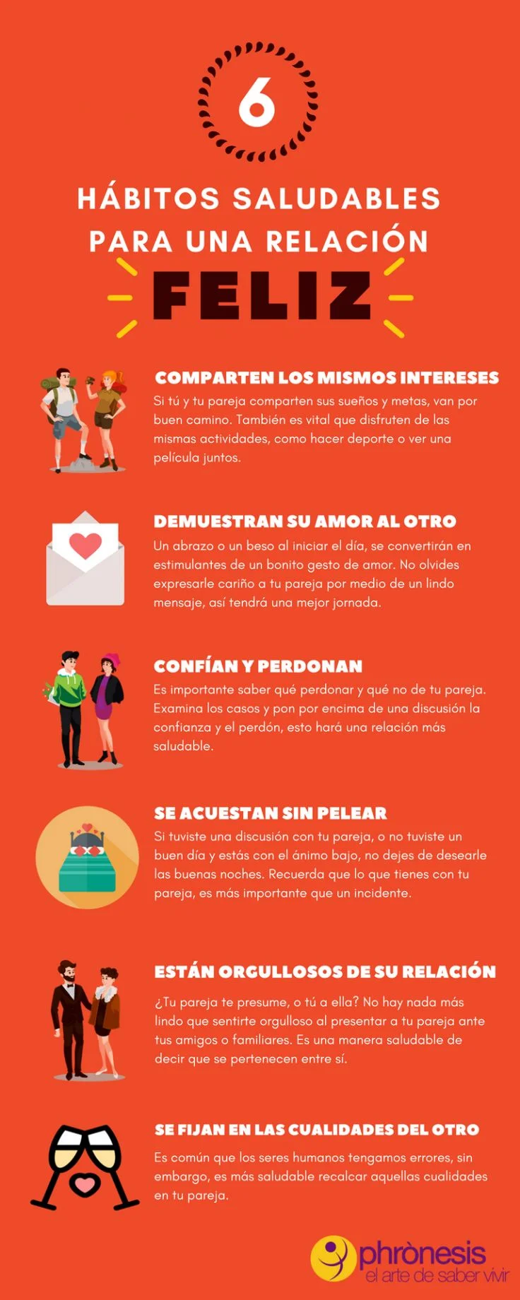 Consejos para una relación sana y feliz