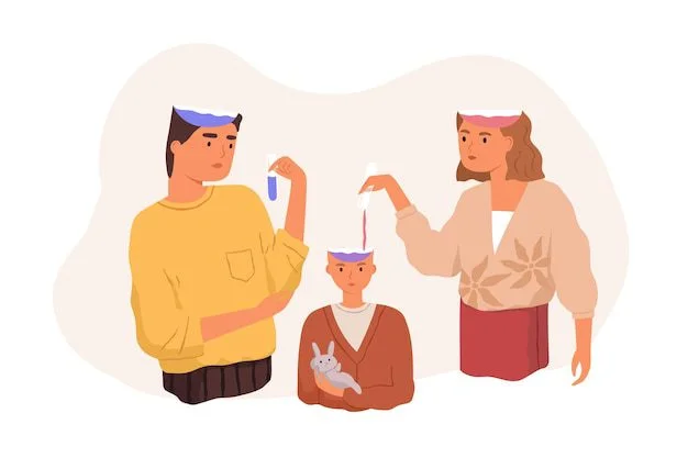 Influencia de adultos en el comportamiento de niños
