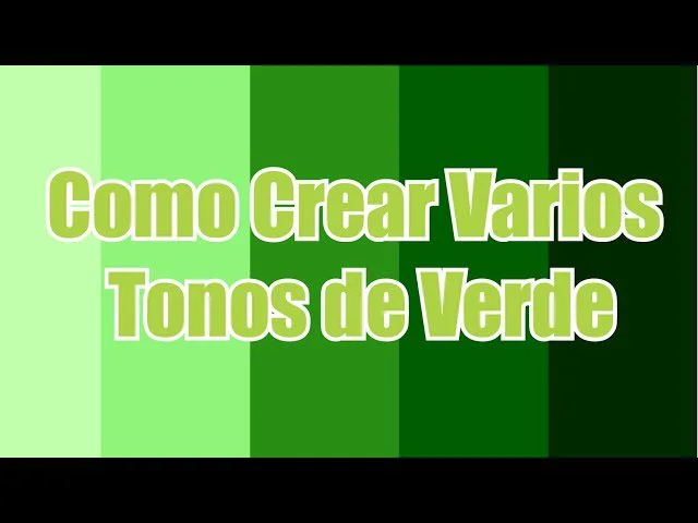 Explorando las Tonas de Verde Guía Concisa