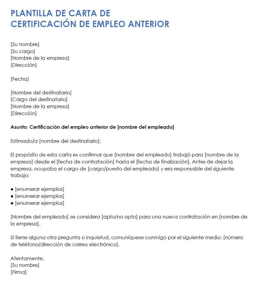 Guía para elaborar constancias laborales eficientes