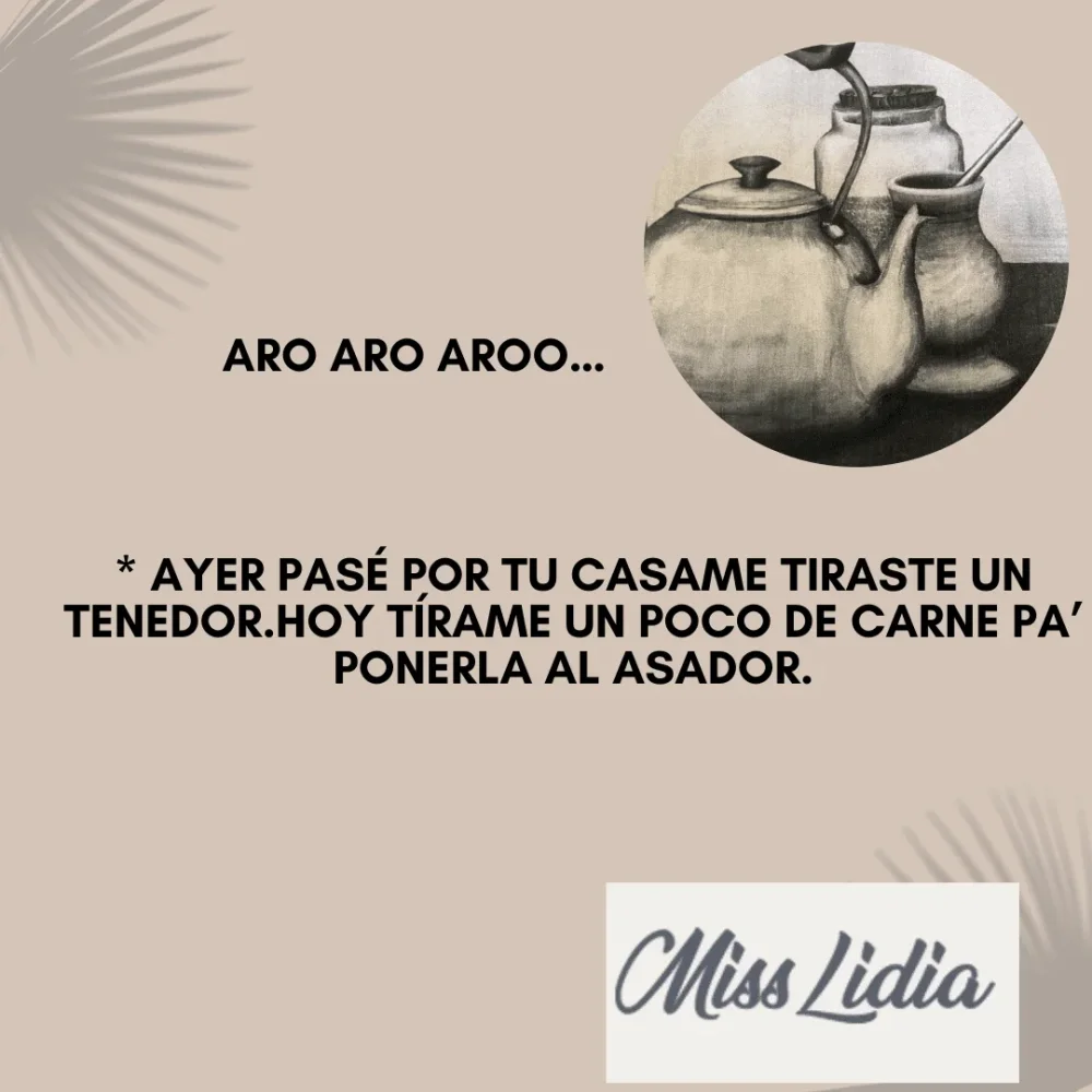 Relaciones gauchescas al estilo aro aro