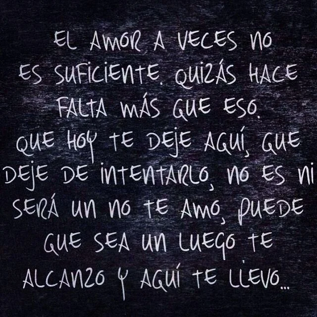 Falta de pasión Cuando el amor no es suficiente