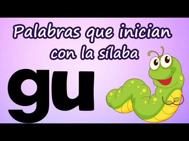 Descubriendo palabras con gu en español