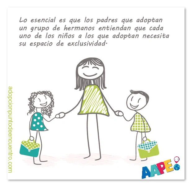 Apoyo al afrontar la pérdida en la adopción de hermanos