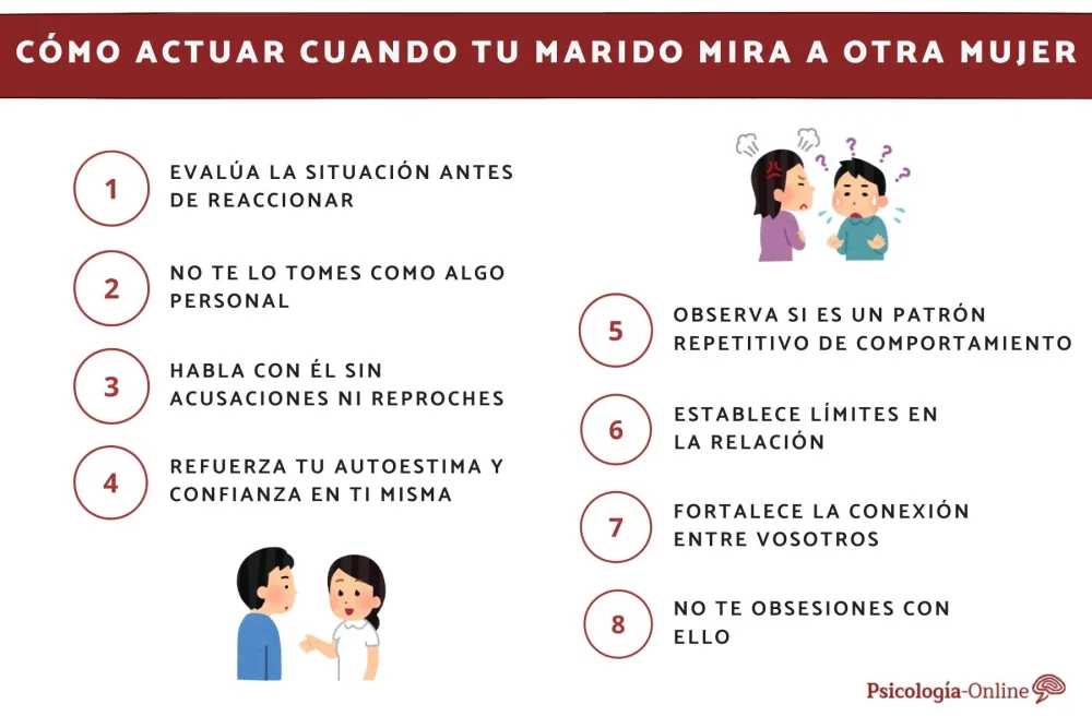 Consejos para manejar cuando tu marido mira a otra