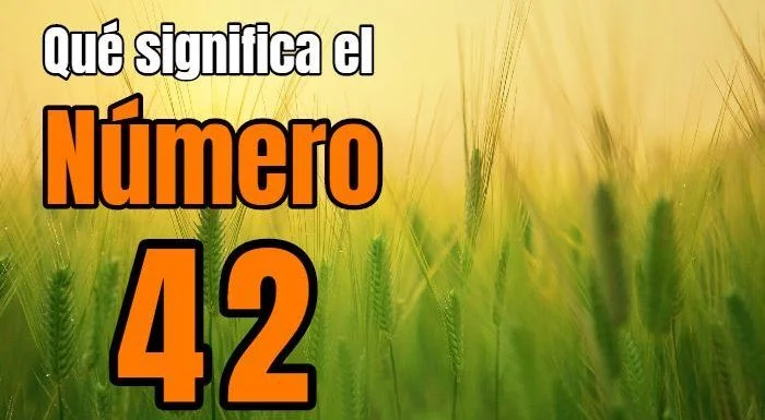 Significado espiritual del número 42