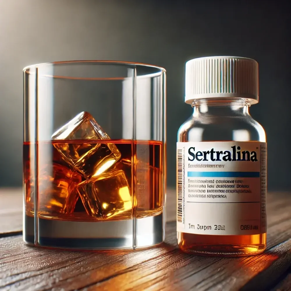 Riesgos de mezclar sertralina con alcohol
