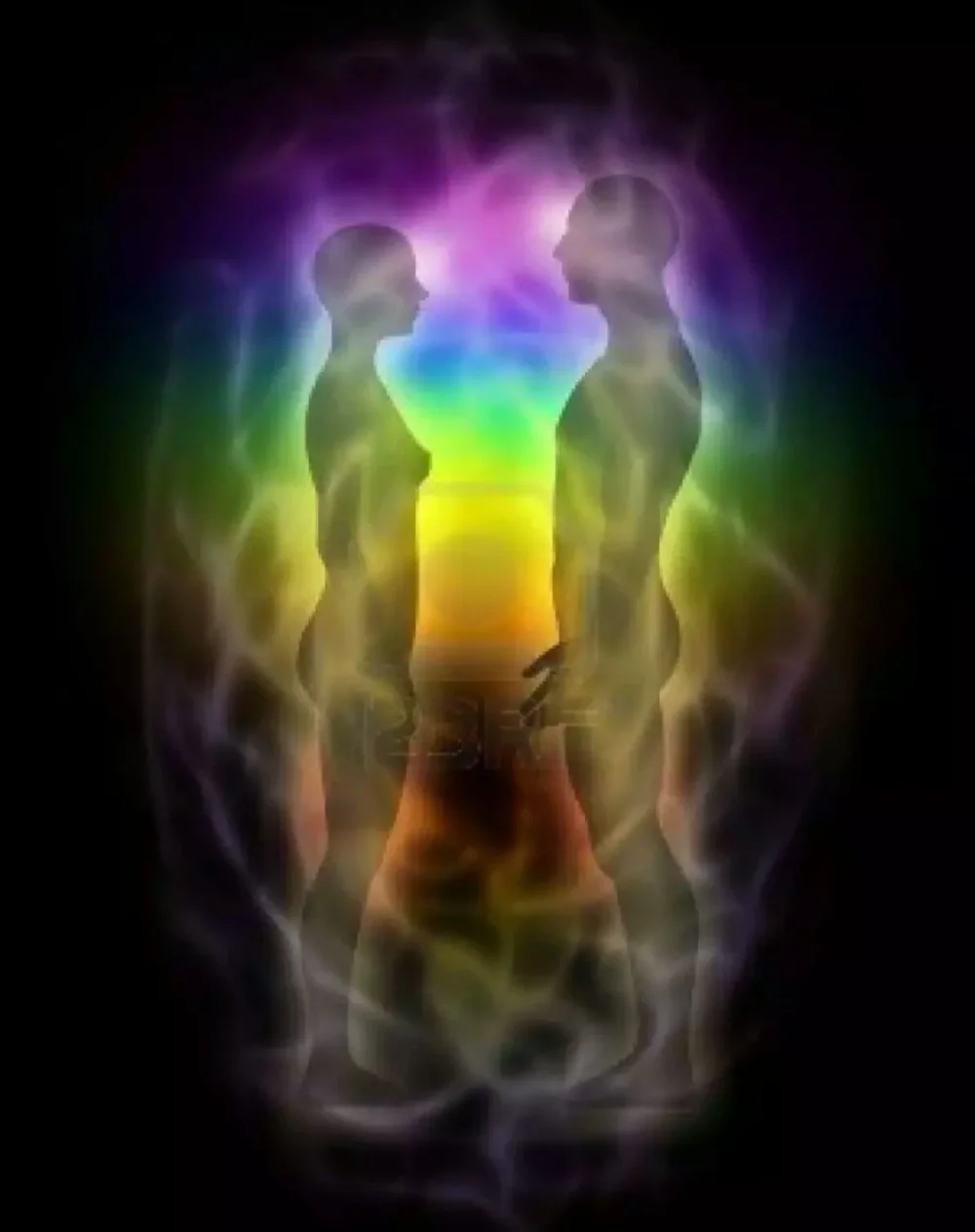 La conexión energética Vínculo invisible entre dos personas
