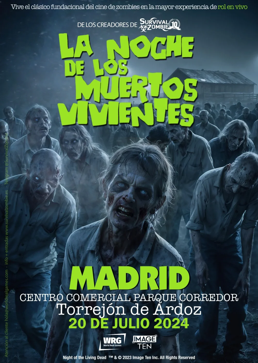 Noche Caliente de los Zombies Aterradora Experiencia