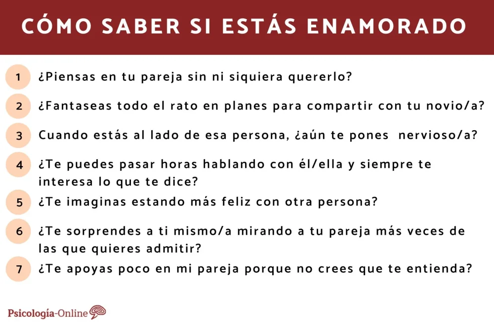 Test para saber si estás enamorado Descubre la verdad