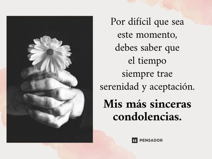 Frases funerarias Un consuelo en momentos difíciles